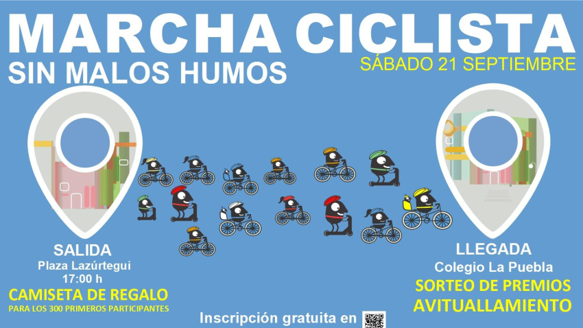 Cartel Marcha Sin Malos Humos de Ponferrada 2024