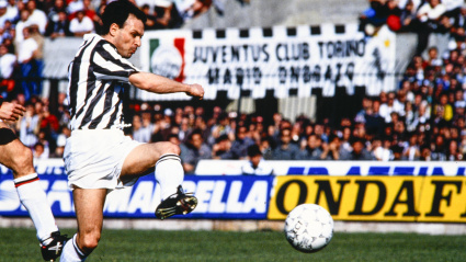 Salvatore Schillaci, durante un partido con la Juventus de Turín.