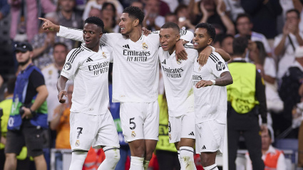 Rodrygo, Bellingham, Mbappé y Vinicius