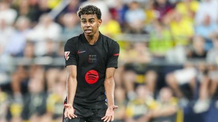 Lamine Yamal durante el Villarreal - FC Barcelona