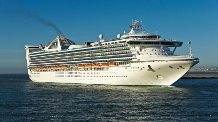 Crucero llegando a Málaga