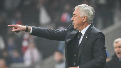 October 2, 2024, Villeneuve-D'ascq, France, France: Carlo ANCELOTTI of Real Madrid during the UEFA Champions League, League Phase MD2 match between Lille OSC (LOSC) and Real Madrid at Pierre Mauroy Stadium on October 02, 2024 in Villeneuve-d'Ascq near Lille, France. (Credit Image: © Matthieu Mirville/ZUMA Press Wire)