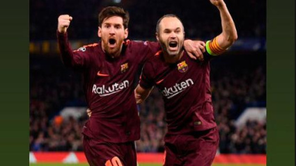 Publicación de despedida de Messi a Iniesta