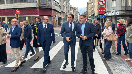 Inauguradas las obras de la calle Gómez Núñez de Ponferrada