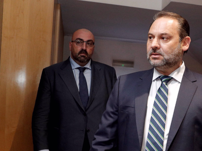 Koldo junto a Ábalos