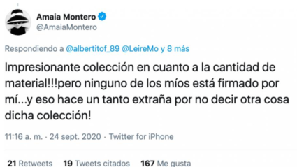 Las palabras de Amaia sobre las firmas de Leire a sus discos