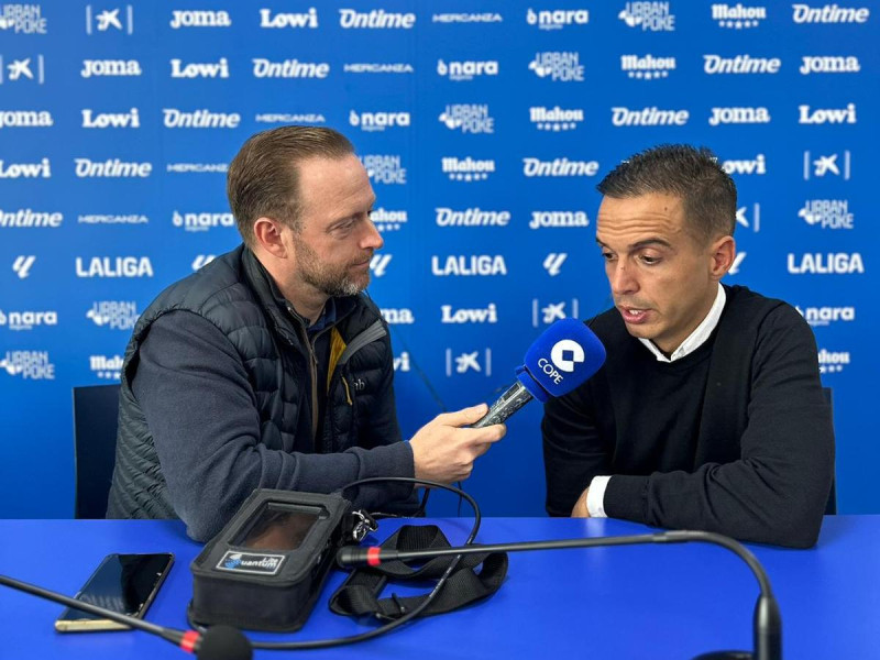 El entrenador del Leganés ha pasado por Deportes COPE.