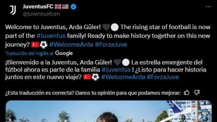 Cuenta hackeada de la Juventus