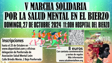 Este domingo, quinta Marcha por la Salud Mental en El Bierzo