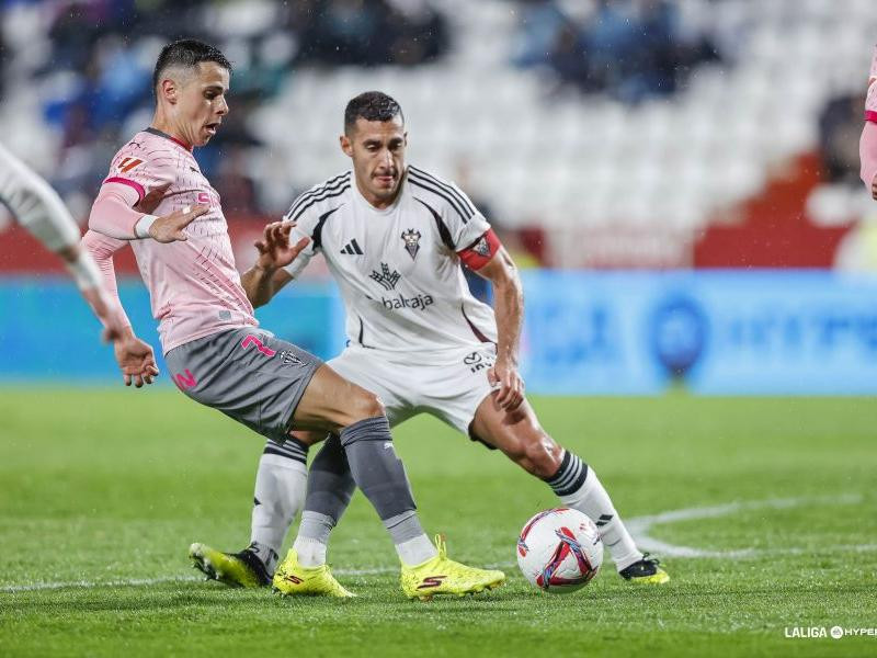 Gaspar Campos ante el Albacete.