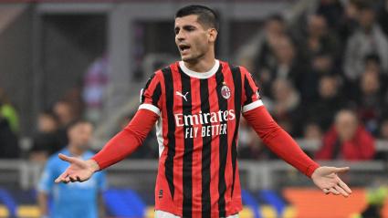 Álvaro Morata jugado con el Milán