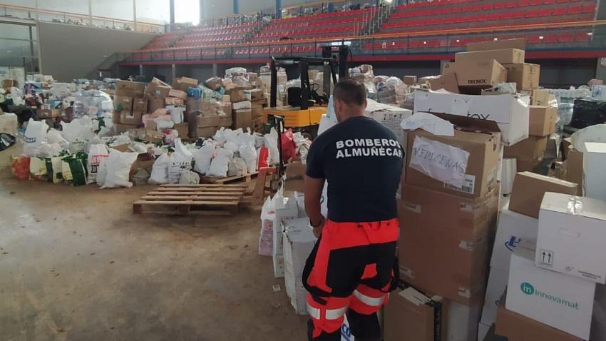 Bomberos de Almuñécar en Alfafar, Valencia