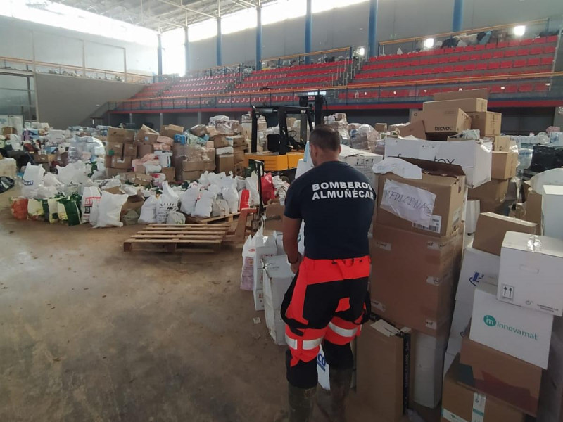 Bomberos de Almuñécar en Alfafar, Valencia