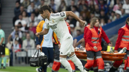 Raúl Asencio debutaba este sábado con el Real Madrid.