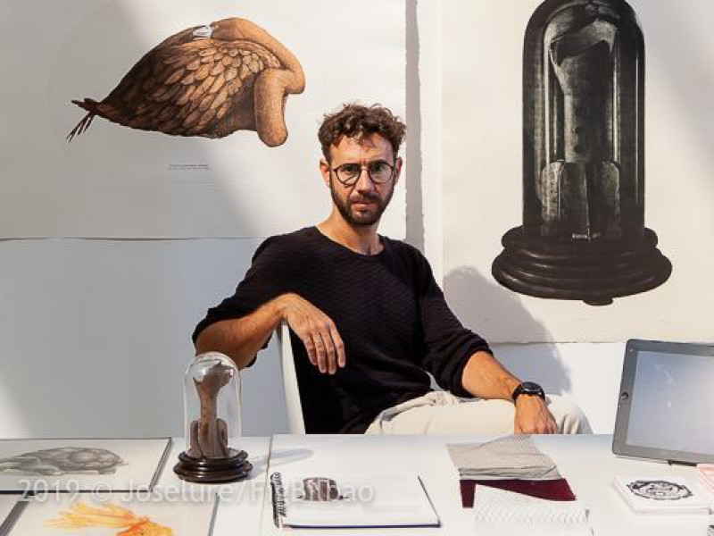 El artista urbano Jesús Mateos Brea