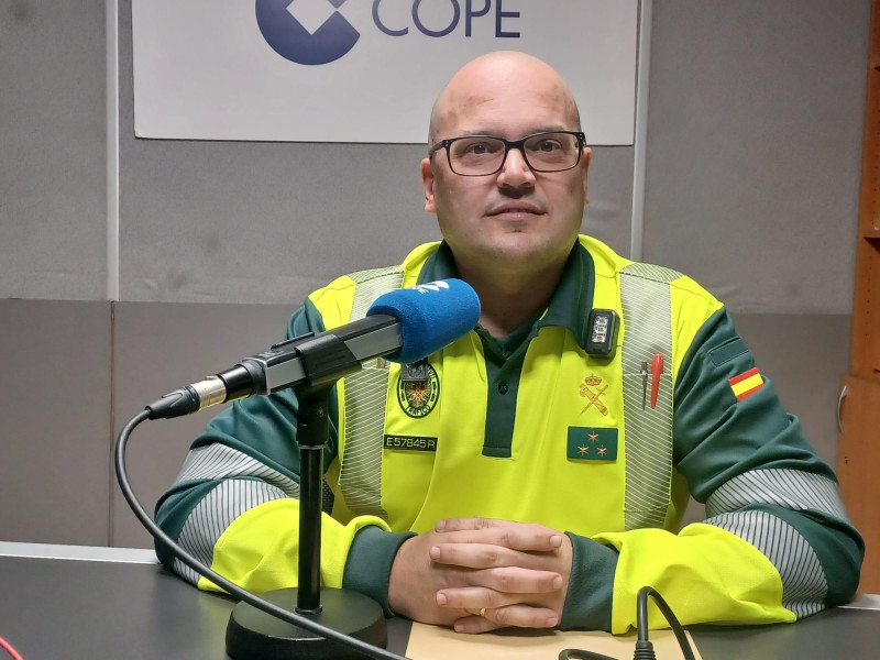 Miguel Ángel Benítez en los estudios de COPE Málaga