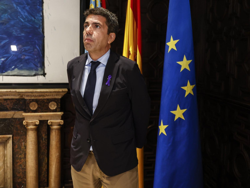 Carlos Mazón en la toma de posesión de Consellers