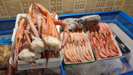 El marisco es uno de los platos estrella de las Navidades en Guadalajara