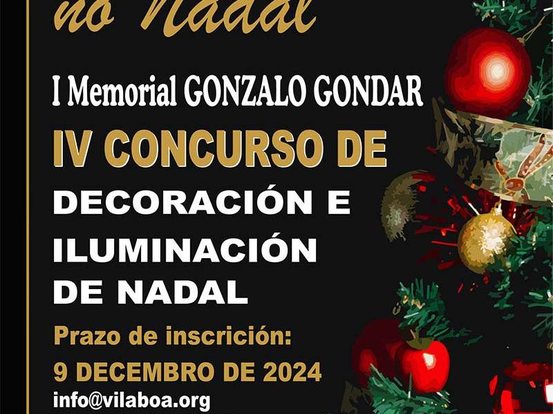 Cartel del Concurso de Nadal de Vilaboa