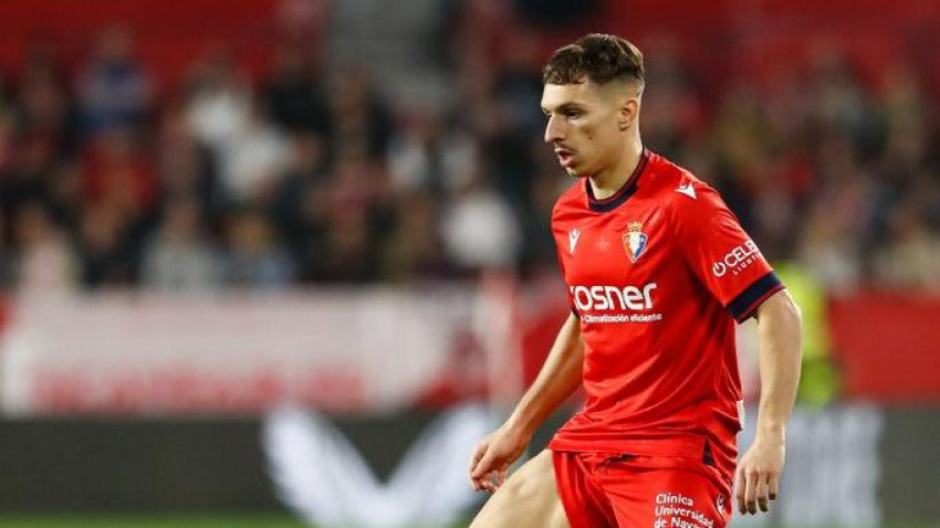 Bryan Zaragoza, durante el encuentro ante el Sevilla