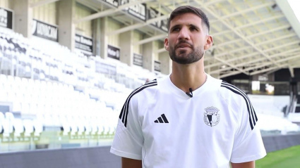 Lisandro López, jugador del Burgos CF