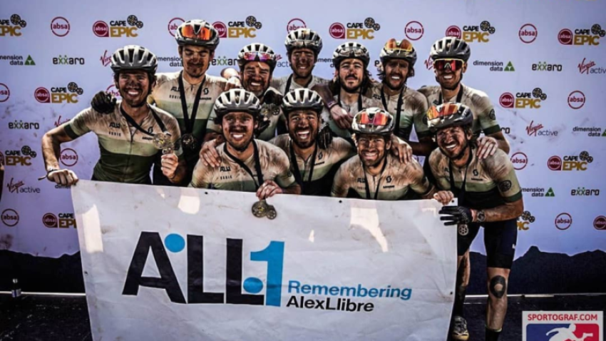 Foto de una de los retos que ha conseguido terminar Carlos en honor a su hermano