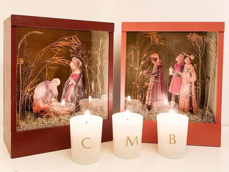 Velas DECRUX con decorado