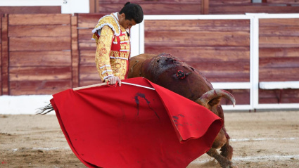 Rafael de Julia, durante su actuación en San Martín de Valdeiglesias en la Copa Chenel