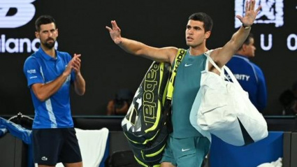 Carlos Alcaraz se despide del Open de Autralia