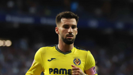 Álex Baena durante un partido del Villarreal.