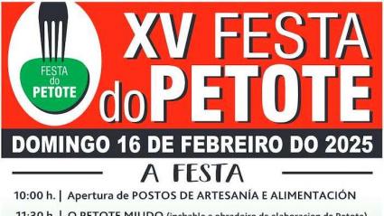Cartel de la Festa do Petote