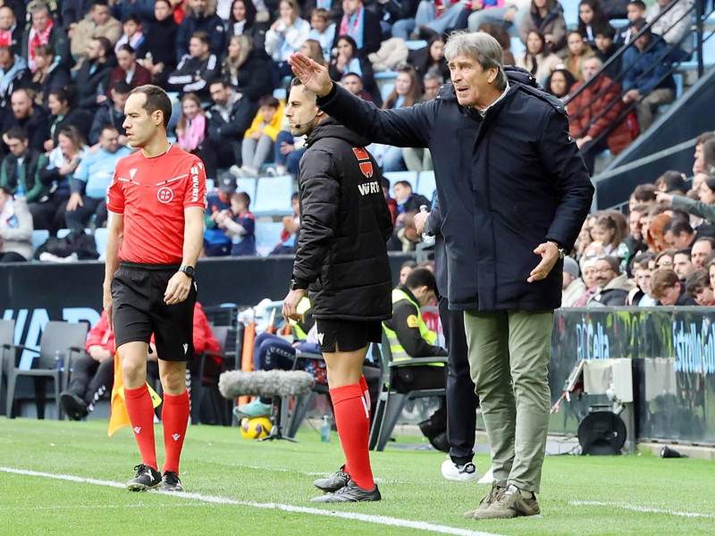 Spanish La Liga EA Sports soccer match between Celta de Vigo and Betis at Abanca Balaidos Stadium in Vigo, Spain 08 February 2025900/Cordon Press