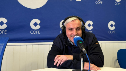 Un oyente de Albacete, con Expósito en el Día Mundial de la Radio