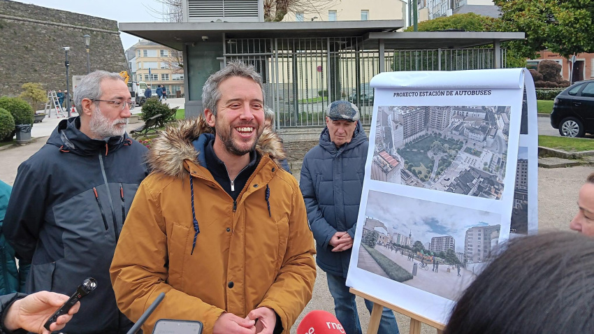 El nacionalista Rubén Arroxo presenta el proyecto del Parque Central de Lugo