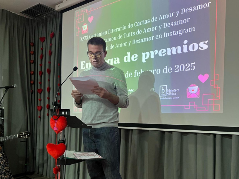 David Casado se alza con el primer premio del XXXI Certamen de Cartas de Amor y Desamor de Almuñécar