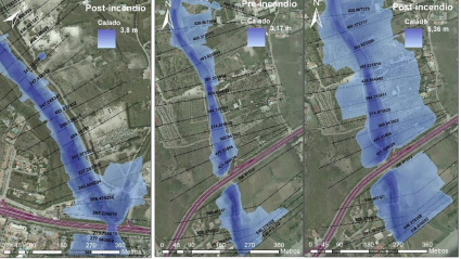 El incendio de Sierra Bermeja de 2021 podría incrementar la superficie inundable en zonas de la Costa del Sol Occidental
