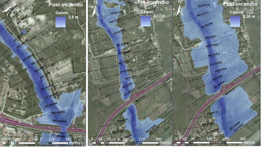 El incendio de Sierra Bermeja de 2021 podría incrementar la superficie inundable en zonas de la Costa del Sol Occidental