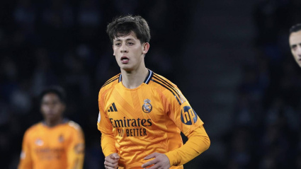 Arda Güler durante el Real Sociedad - Real Madrid de la Copa del Rey.900/Cordon Press