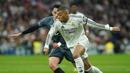 Kylian Mbappé, durante el Real Madrid - Rayo Vallecano.