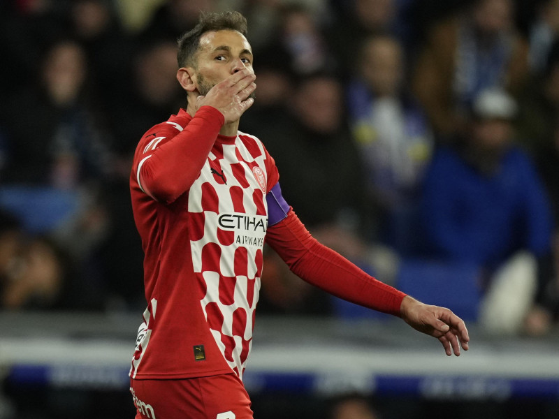 Stuani celebra el gol del Girona