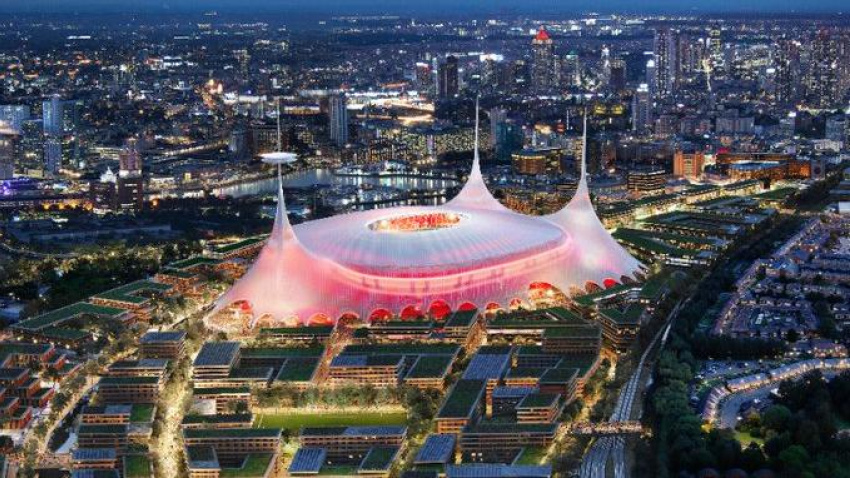 Perspectiva de cómo quedaría el nuevo Old Trafford