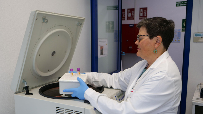 María José Ariza, investigadora del Laboratorio de Lípidos y Arteriosclerosis del CIMES de la UMA