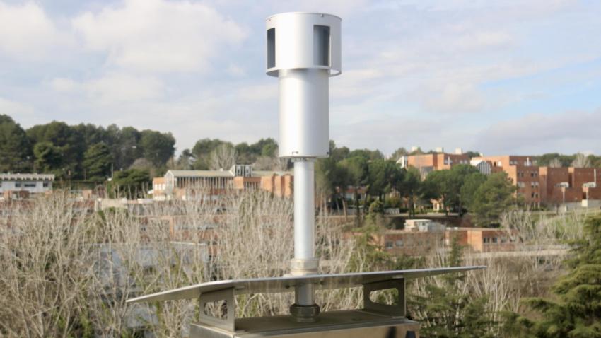 Aparell per mesurar el polen