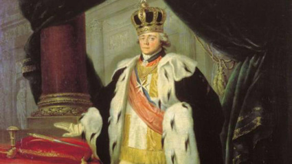 Retrato de Pablo I de Rusia como Gran Maestre de la Orden de Malta. 1801