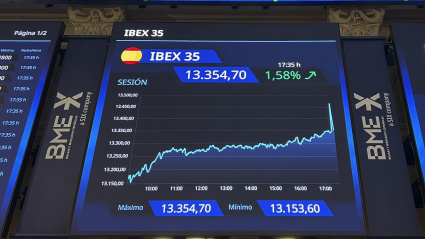Imagen del balance del Ibex 35 de este mes de marzo