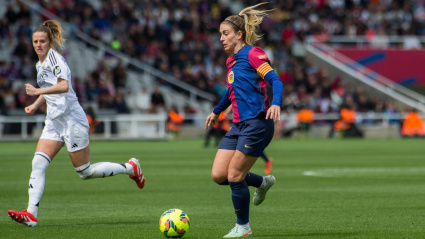 Alexia Putellas, durante el Clásico femenino contra el Real Madrid
