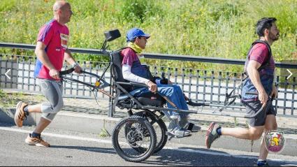 En la XXIII Carrera solidaria rodará la silla adquirida por el Club y otras cuatro aportadas por la Junta de Comunidades