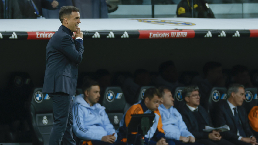 Borja Jiménez, durante el encuentro entre el Real Madrid-Leganés