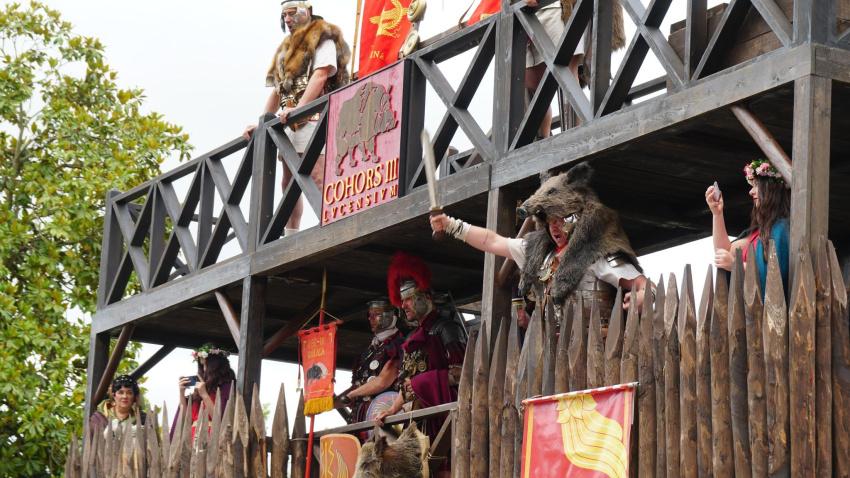 Campamento da Cohors III Lucensium durante o Arde Lucus 2024