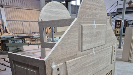 El trabajo que llevan a cabo desde el taller de Villel de Carlos Álvarez, en Teruel